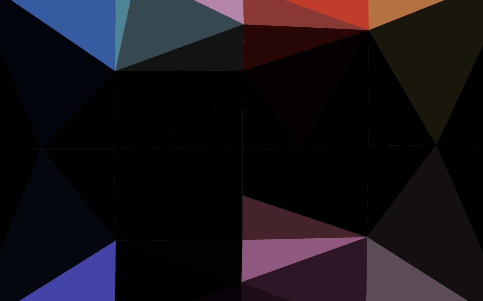 licht veelkleurig, regenboog vector wazig driehoekspatroon.