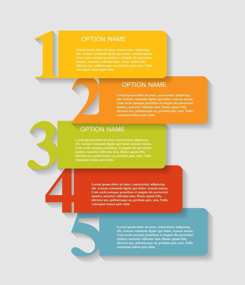 infographic sjablonen voor het bedrijfsleven vector