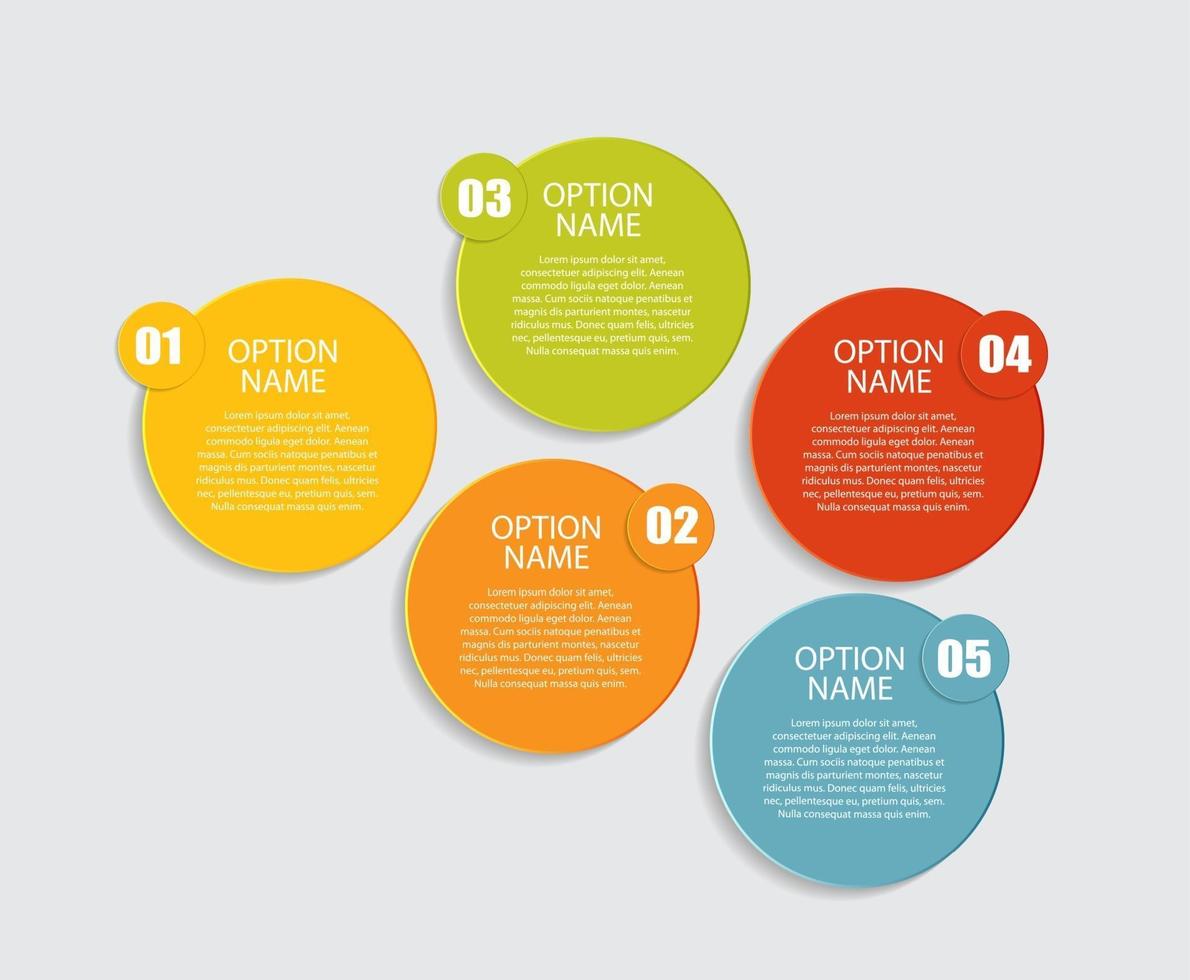 infographic sjablonen voor het bedrijfsleven vector