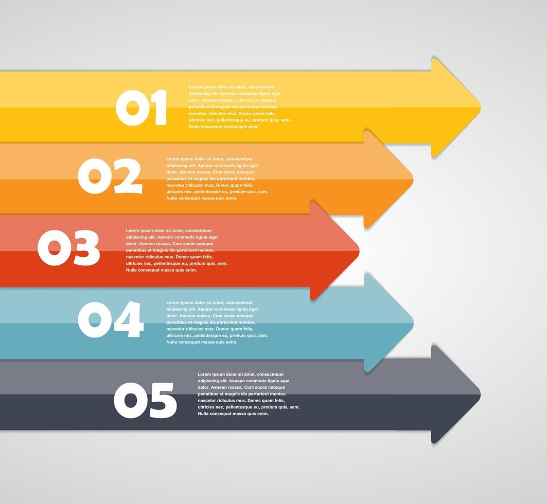 infographic sjablonen voor het bedrijfsleven vector