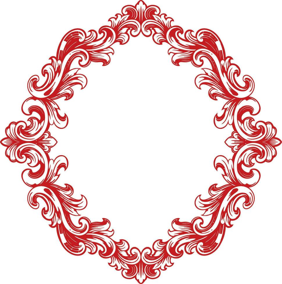 kader ornament wijnoogst klassiek element decoratie vector