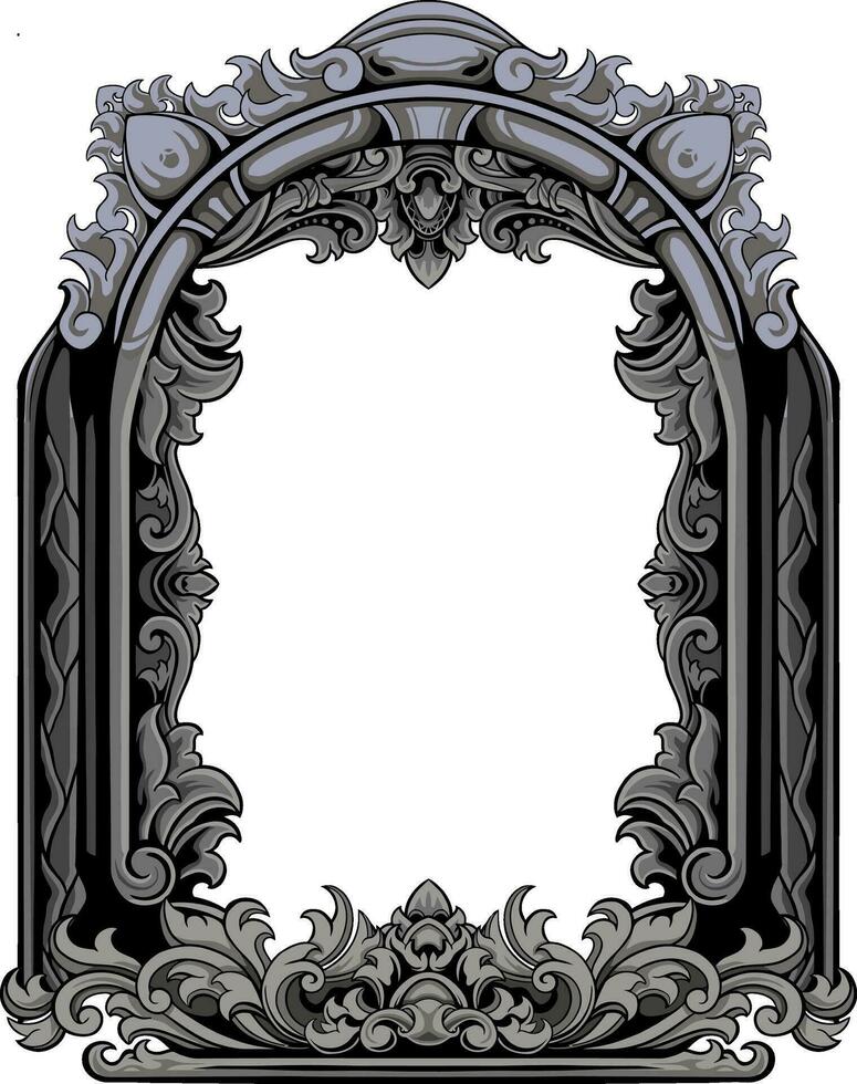 kader ornament wijnoogst klassiek element decoratie vector