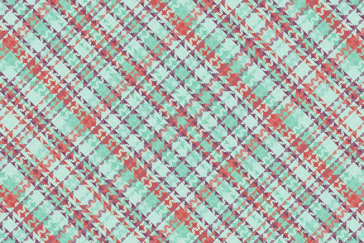 tartan geruite patroon met textuur en koffie kleur. vector