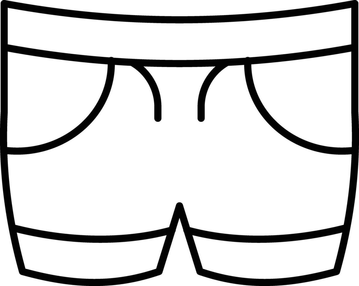 shorts icoon voor downloaden vector