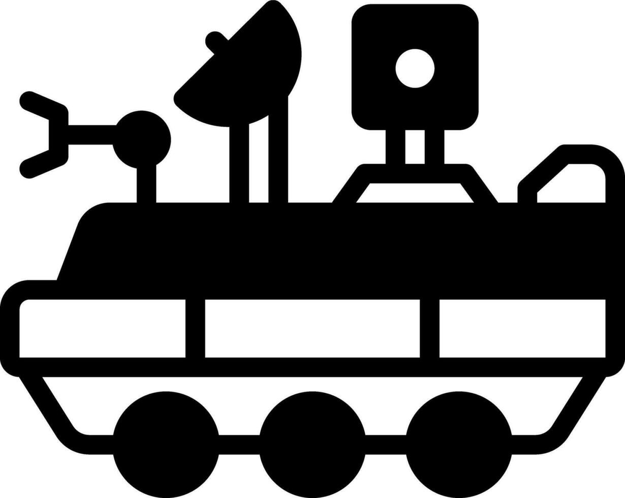 solide icoon voor rover vector