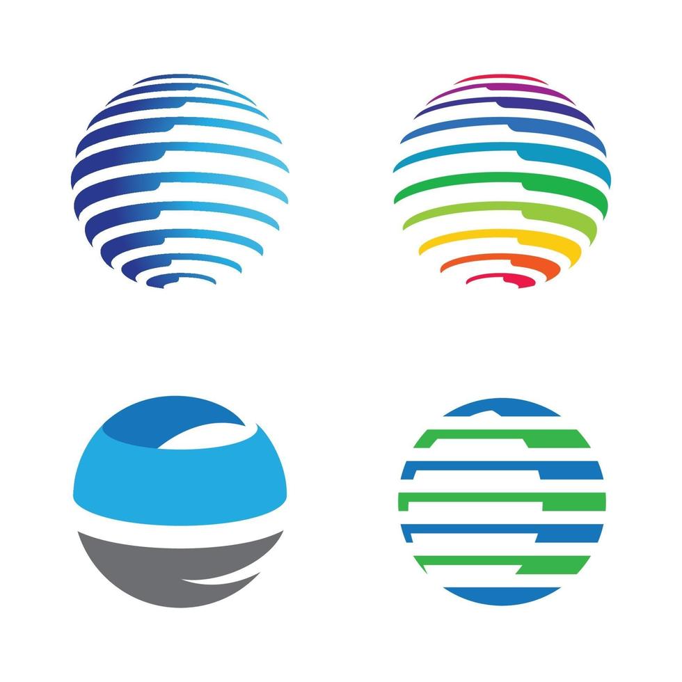 globe logo afbeeldingen vector