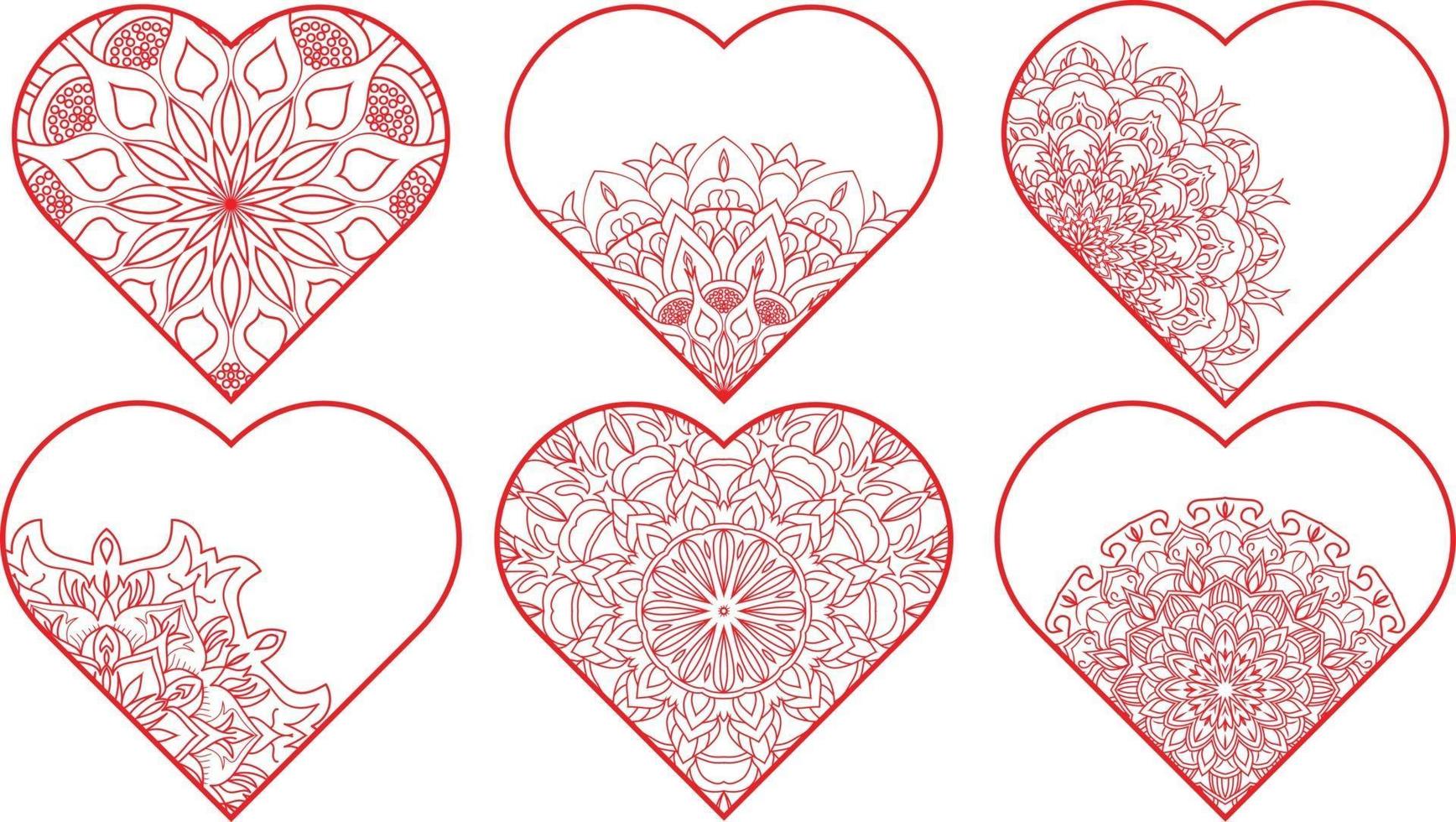 vector liefde elementen hart pictogram teken gratis vector