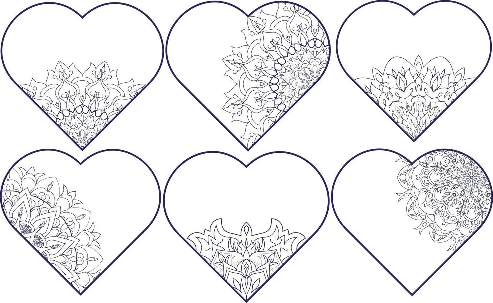 liefde elementen hart pictogram teken .collectie van vector hart