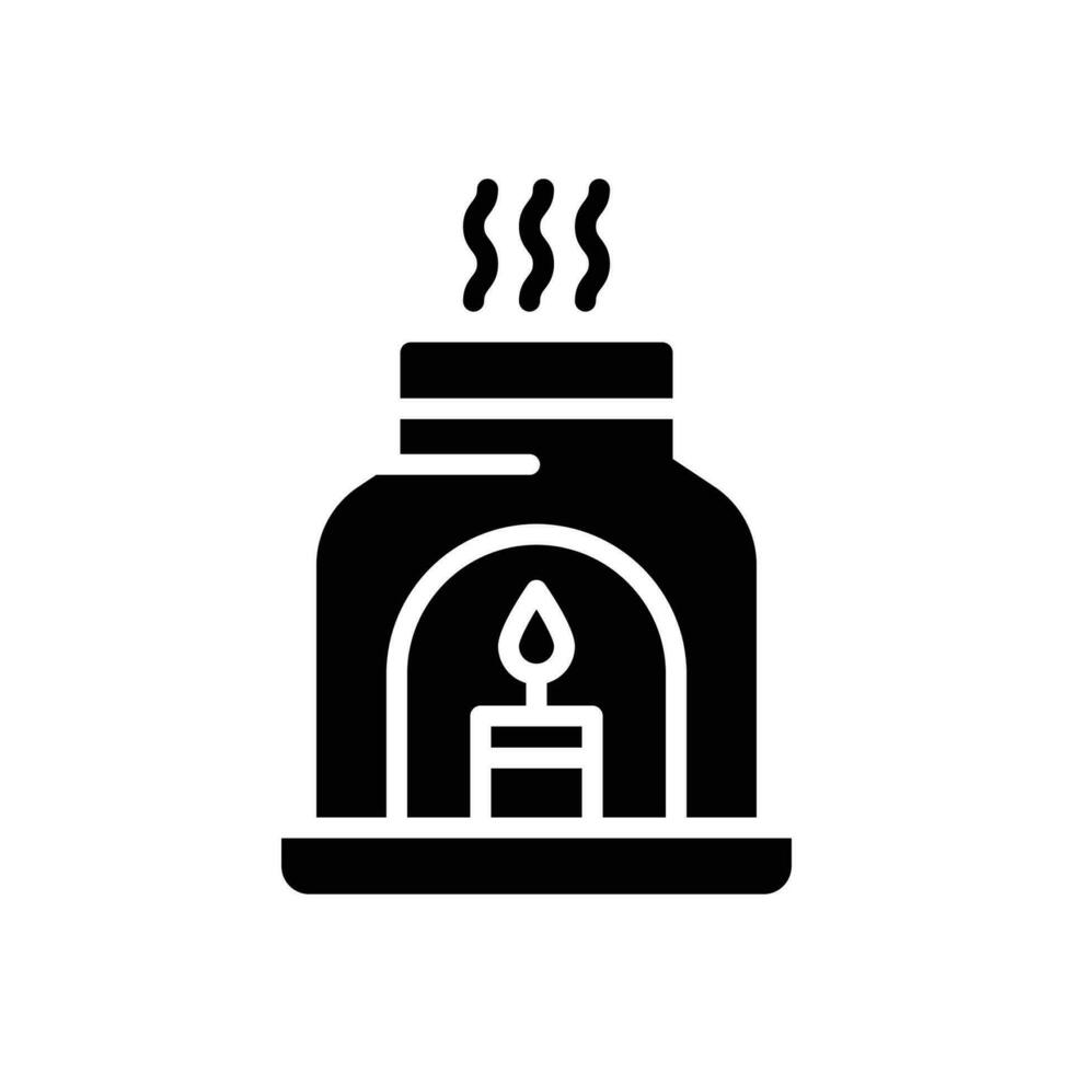 aromatherapie glyph icoon. vector icoon voor uw website, mobiel, presentatie, en logo ontwerp.