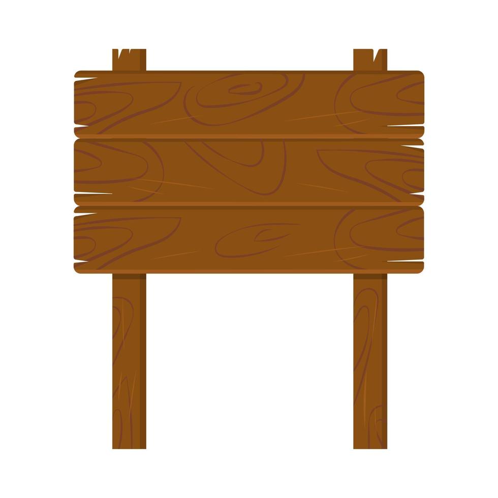 houten plaquette van donkerbruin eikenhout vector