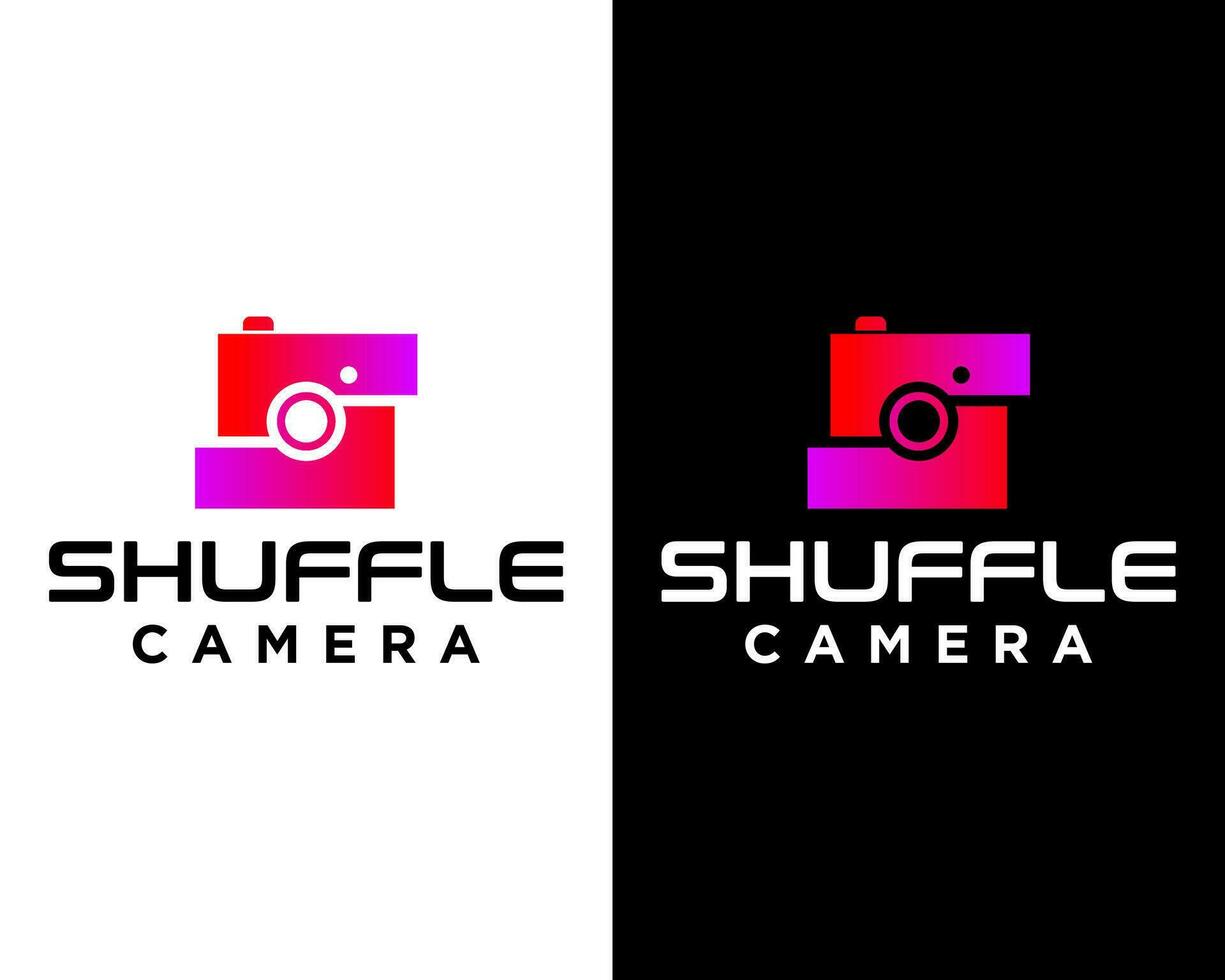 brief s monogram digitaal camera logo ontwerp. vector