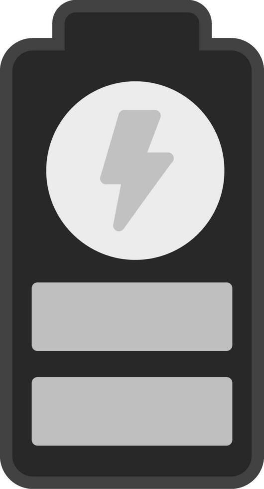 pictogram batterij opladen vector