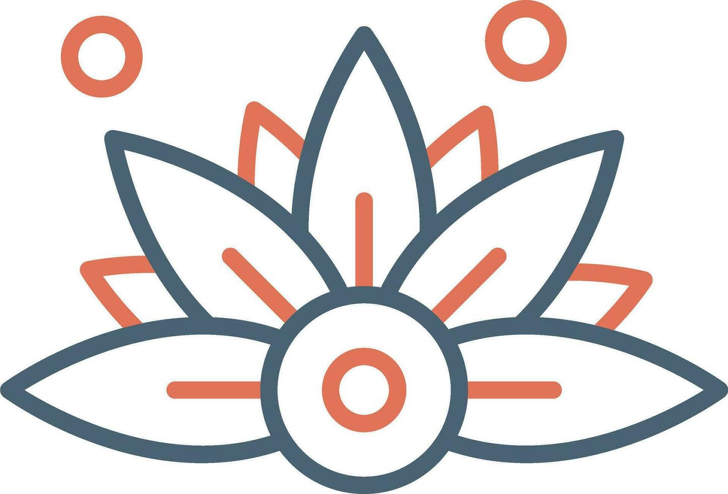 lotusbloem vector icon