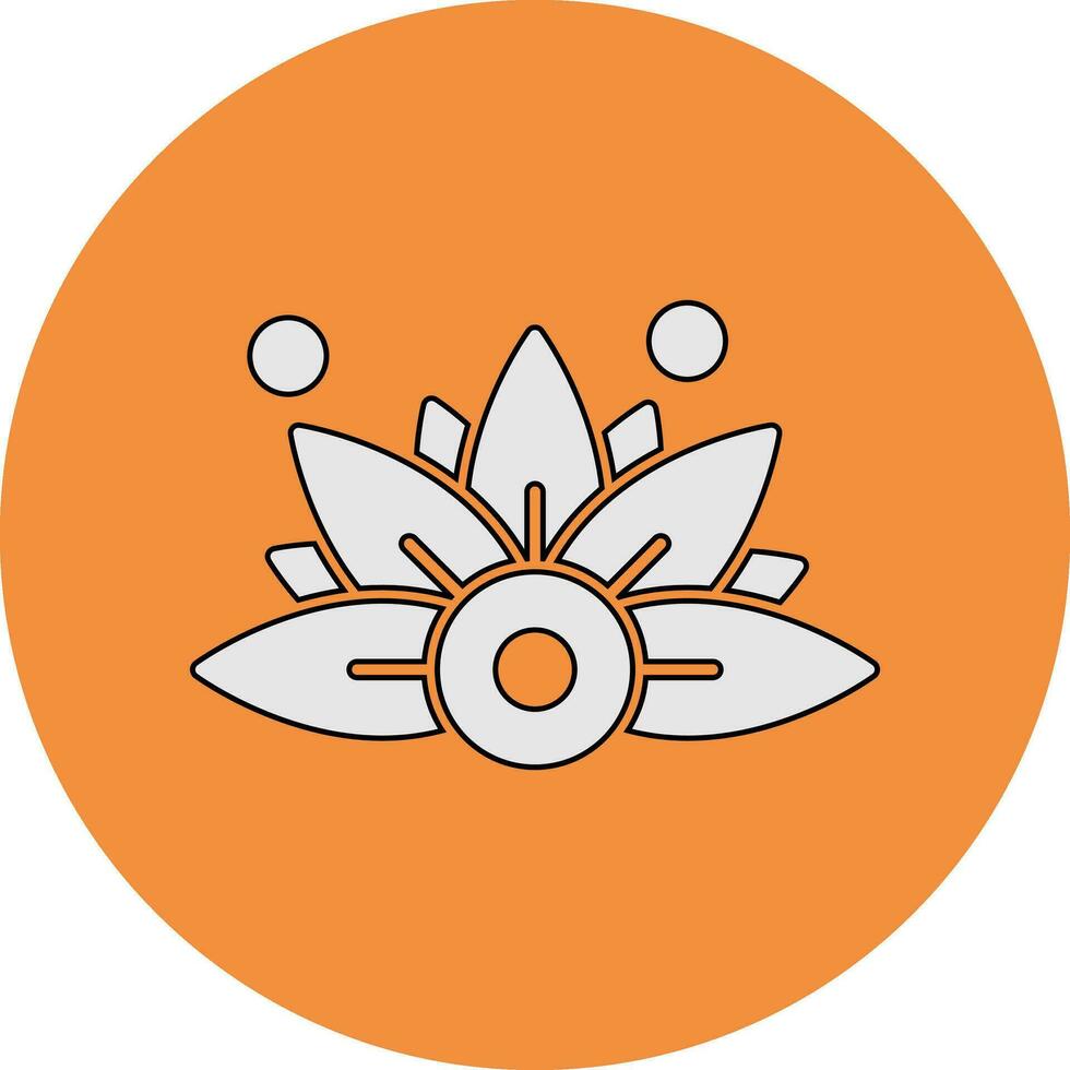 lotusbloem vector icon