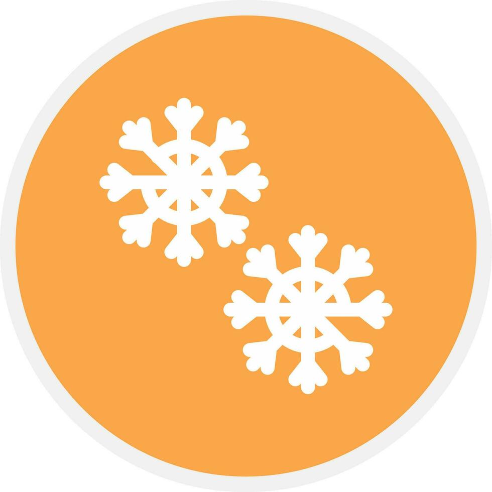 sneeuwvlok creatief icoon ontwerp vector