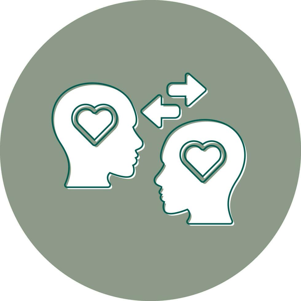 empathie vector pictogram