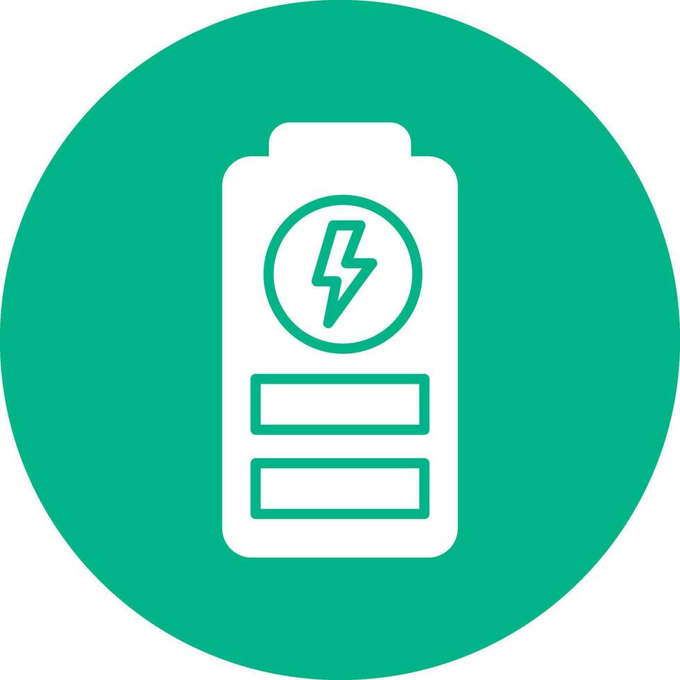 pictogram batterij opladen vector