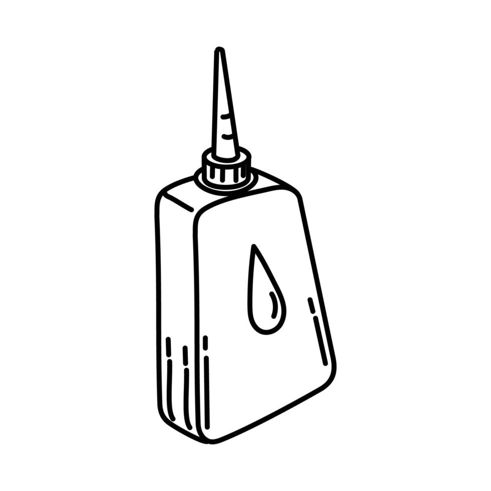 monteur olie icoon. doodle hand getrokken of schets pictogramstijl vector