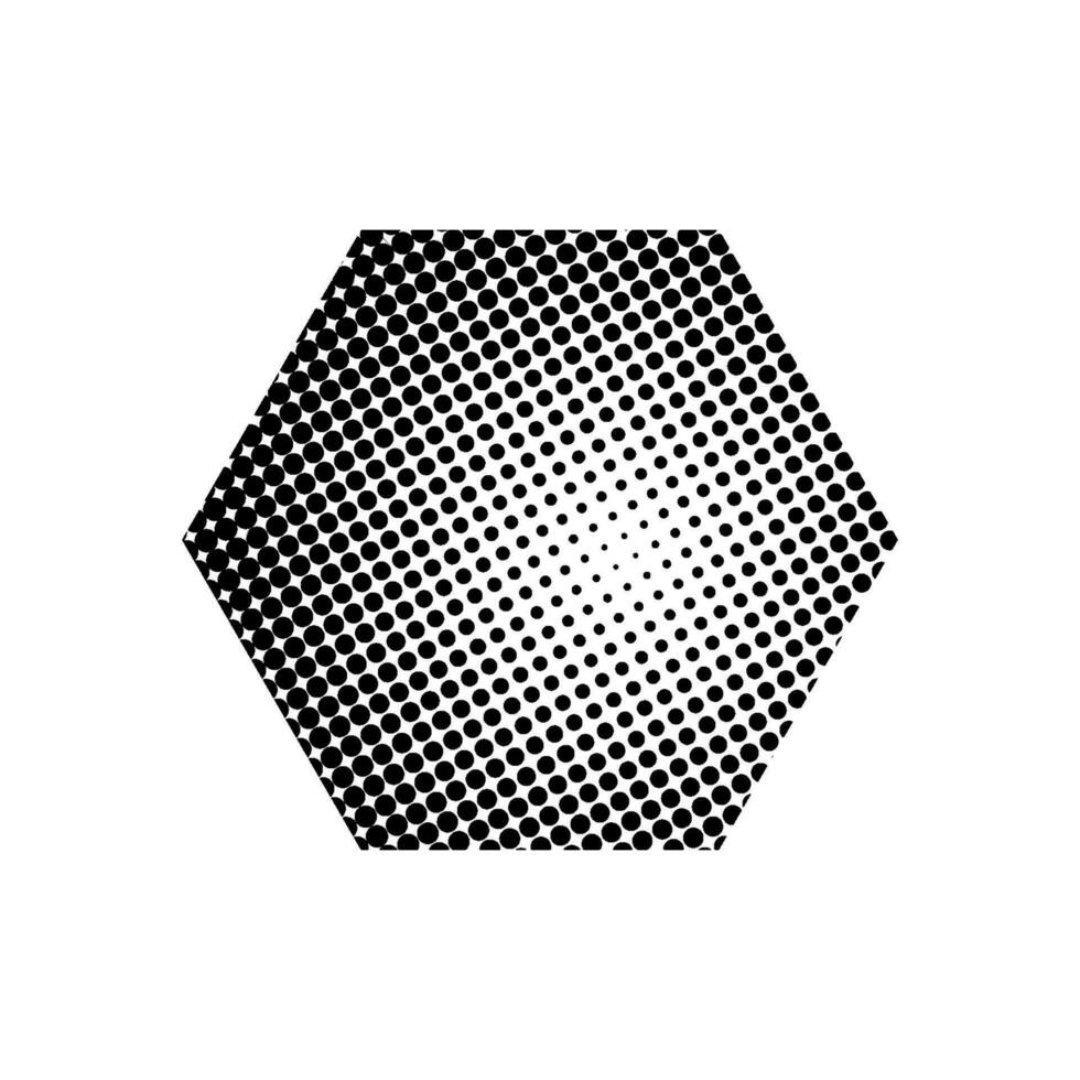 meetkundig halftone effect patroon element vector sjabloon