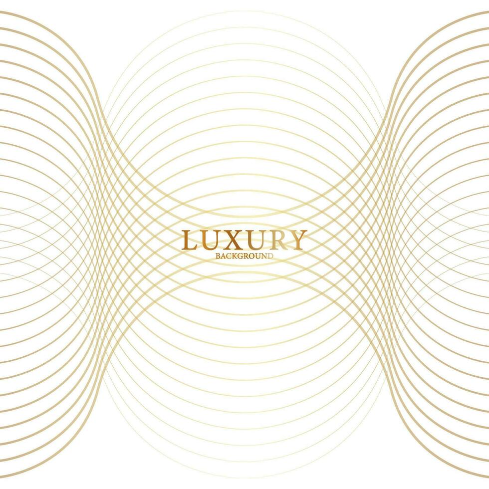 abstract modern meetkundig wit achtergrond. papier besnoeiing stijl met gouden lijnen. luxe concept. vector