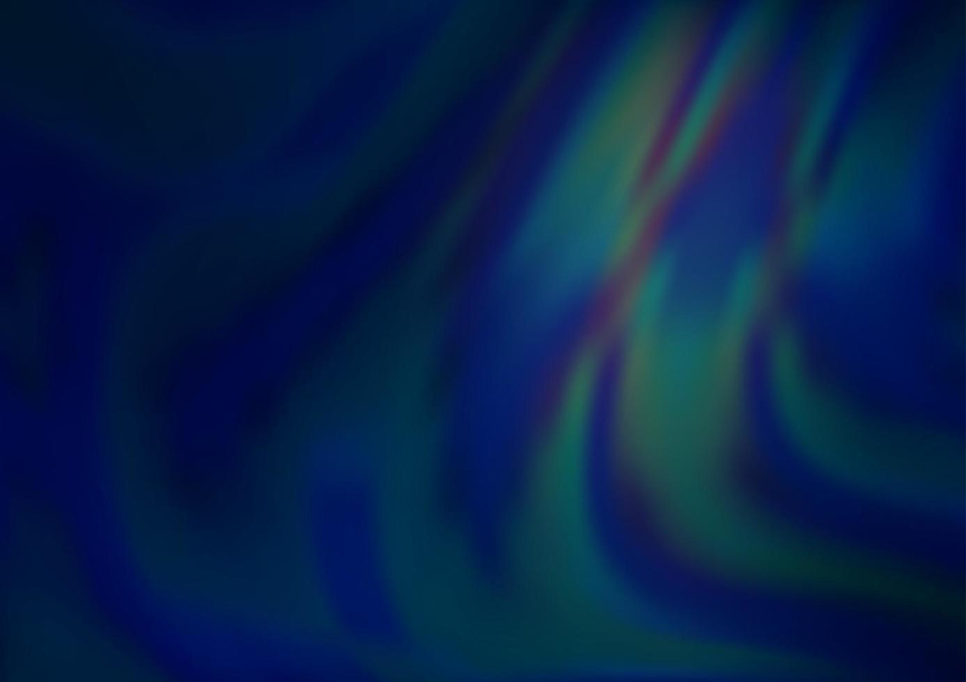 donkerblauwe vectorsjabloon met bellenvormen. vector