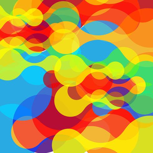 Abstracte kleurrijke vormen, vector