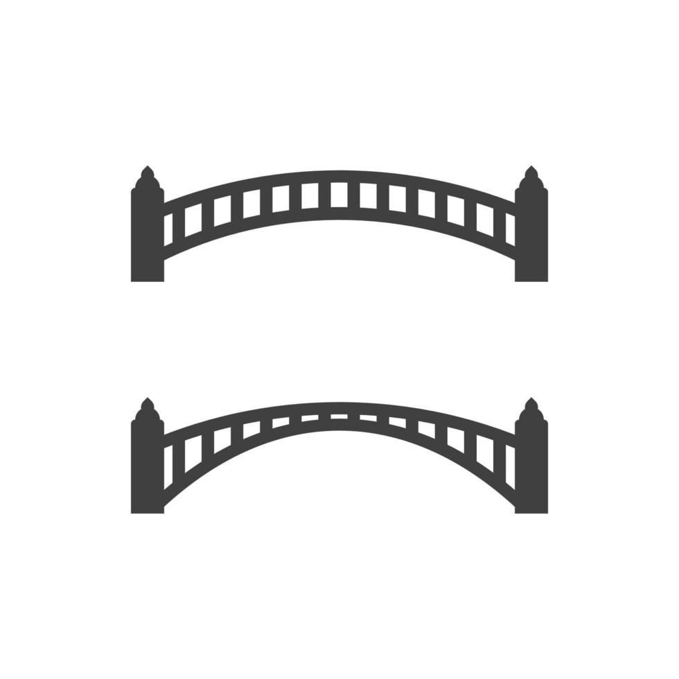 brug vectorillustratie pictogram vector