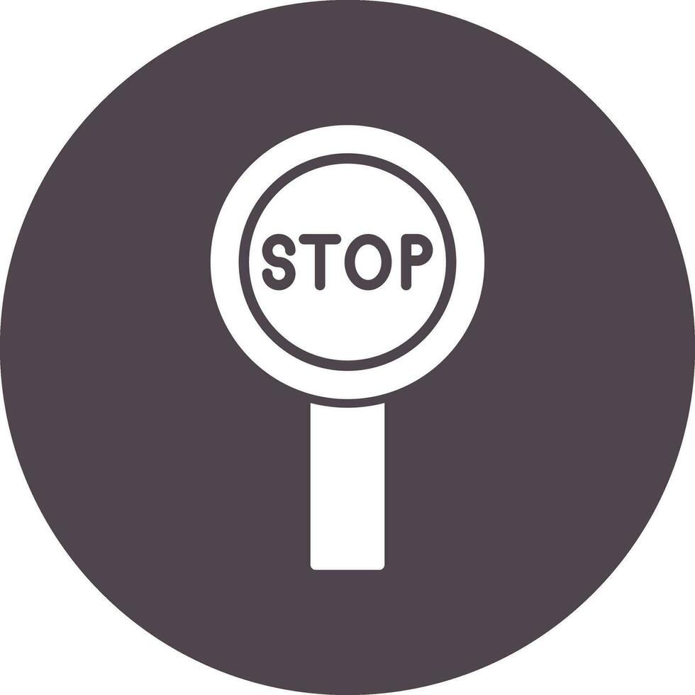 stopbord vector pictogram