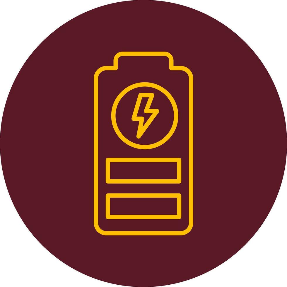 pictogram batterij opladen vector