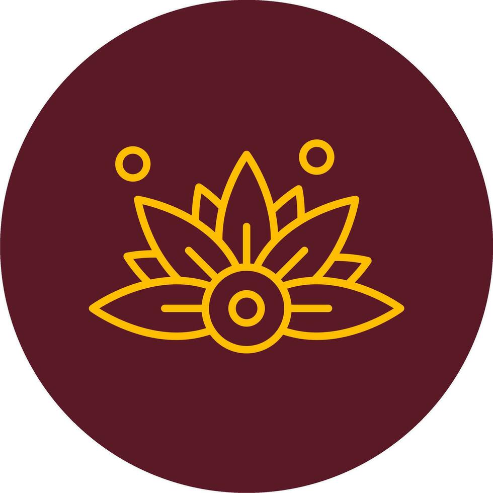 lotusbloem vector icon