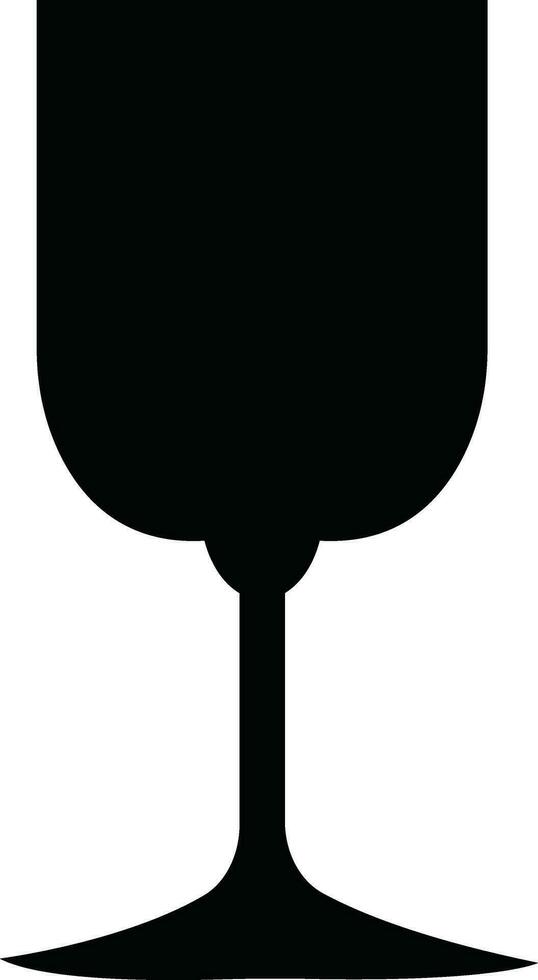 wijn bril pictogrammen reeks gemakkelijk symbool van bar, restaurant. divers wijn glas vlak of lijn vector zwart silhouet verzameling voor mobiel concept en web ontwerp.