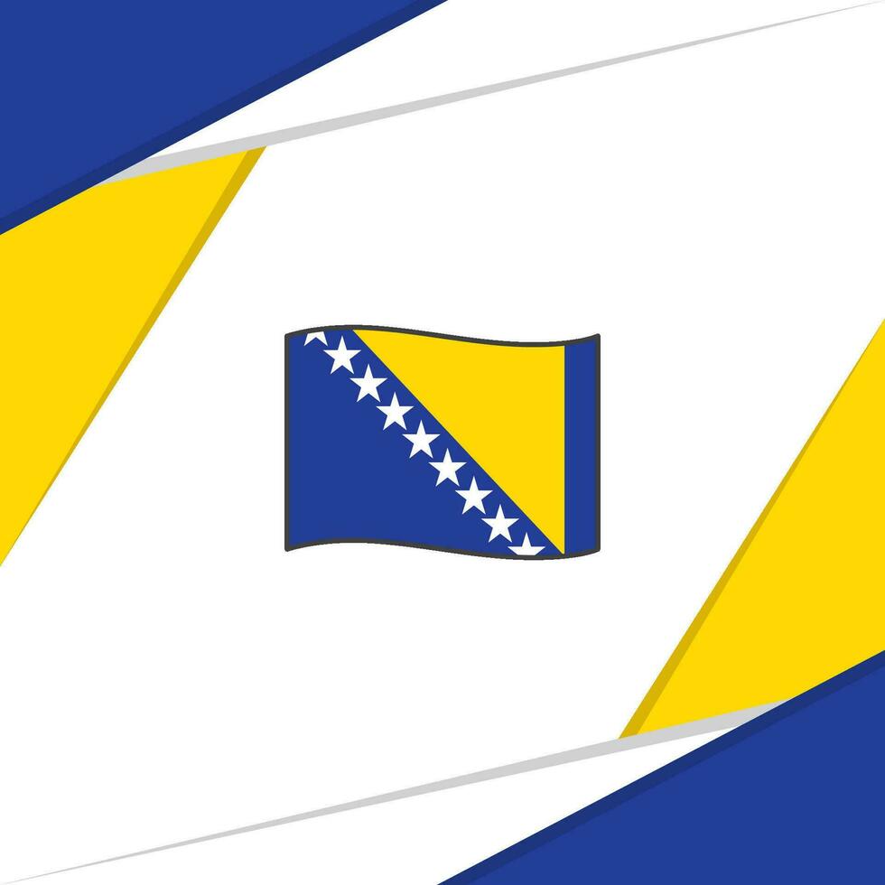 Bosnië en herzegovina vlag abstract achtergrond ontwerp sjabloon. Bosnië en herzegovina onafhankelijkheid dag banier sociaal media na. Bosnië en herzegovina vector