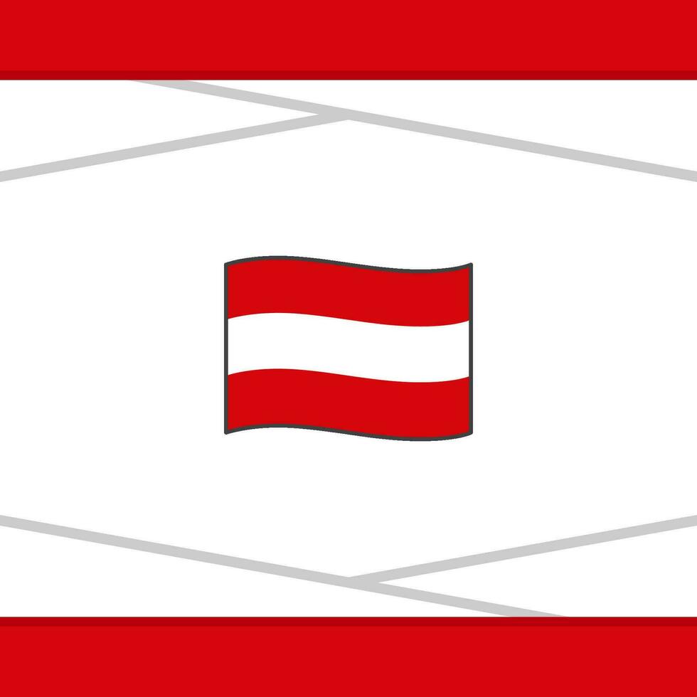 Oostenrijk vlag abstract achtergrond ontwerp sjabloon. Oostenrijk onafhankelijkheid dag banier sociaal media na. Oostenrijk vector