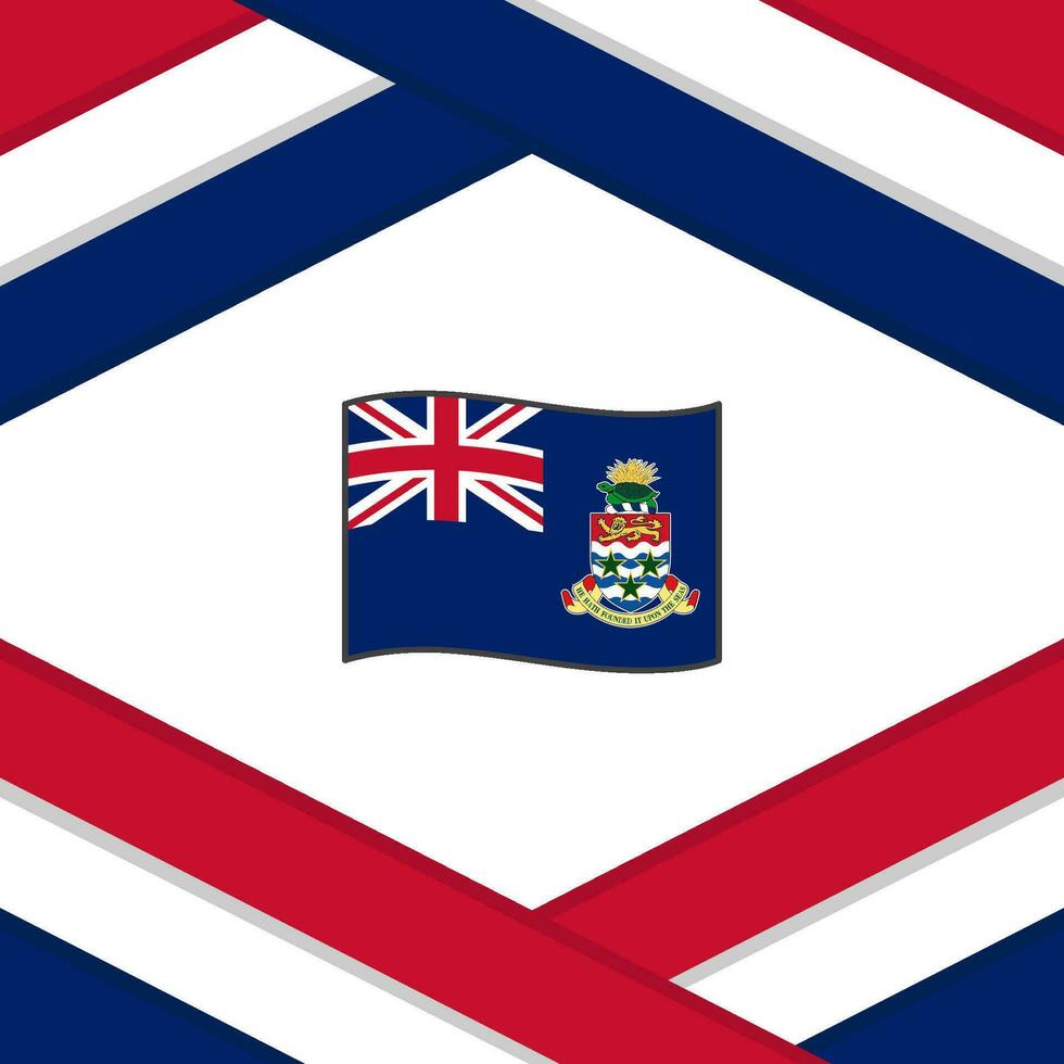 kaaiman eilanden vlag abstract achtergrond ontwerp sjabloon. kaaiman eilanden onafhankelijkheid dag banier sociaal media na. kaaiman eilanden sjabloon vector
