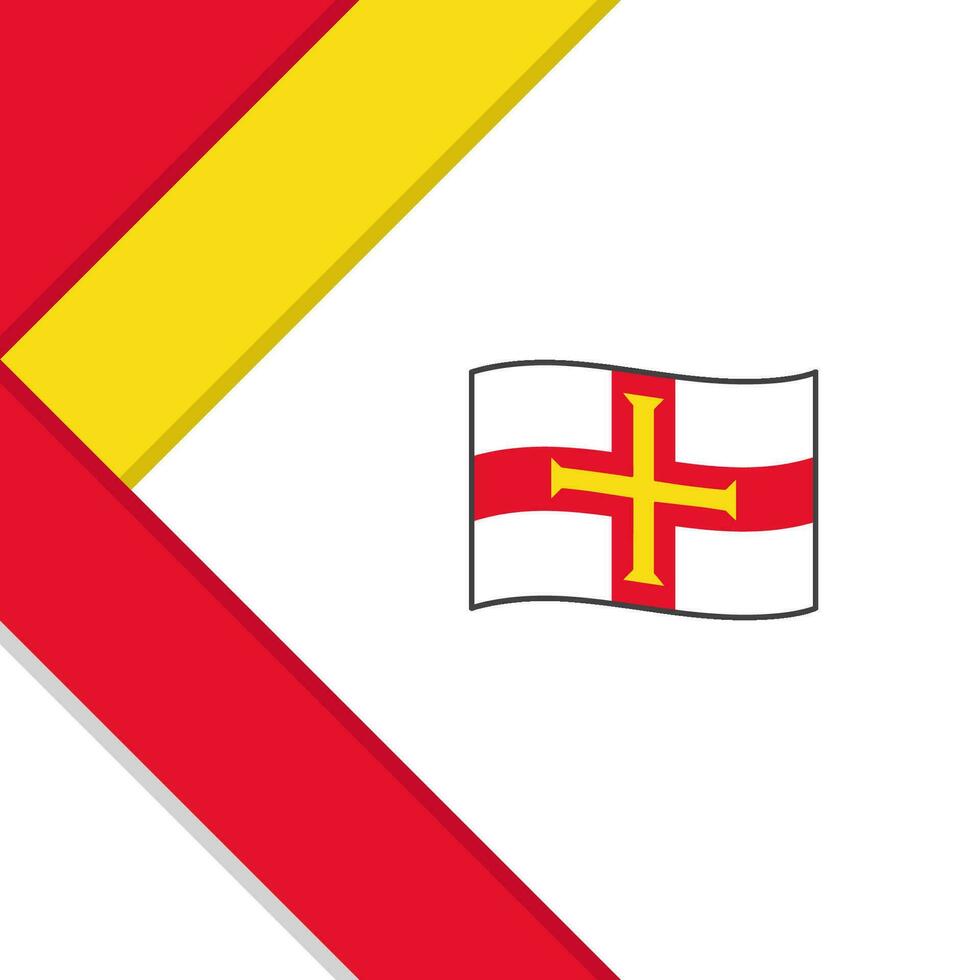 Guernsey vlag abstract achtergrond ontwerp sjabloon. Guernsey onafhankelijkheid dag banier sociaal media na. Guernsey illustratie vector