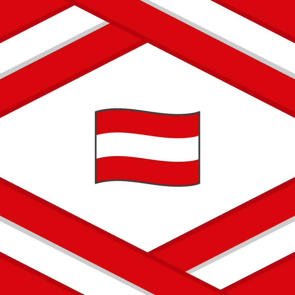 Oostenrijk vlag abstract achtergrond ontwerp sjabloon. Oostenrijk onafhankelijkheid dag banier sociaal media na. Oostenrijk sjabloon vector