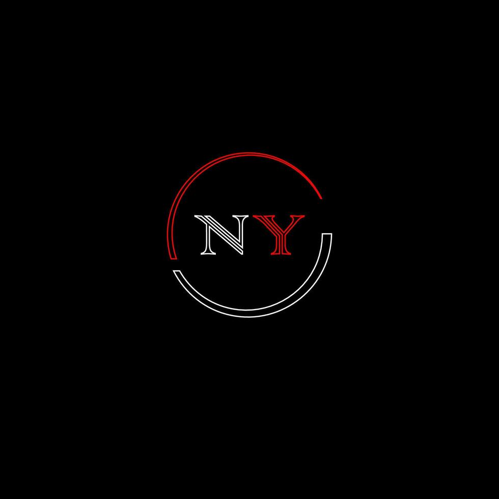 ny creatief modern brieven logo ontwerp sjabloon vector