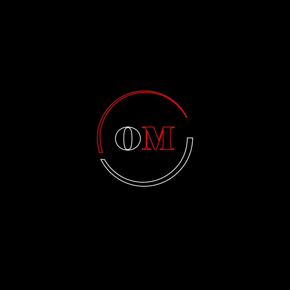 om creatief modern brieven logo ontwerp sjabloon vector