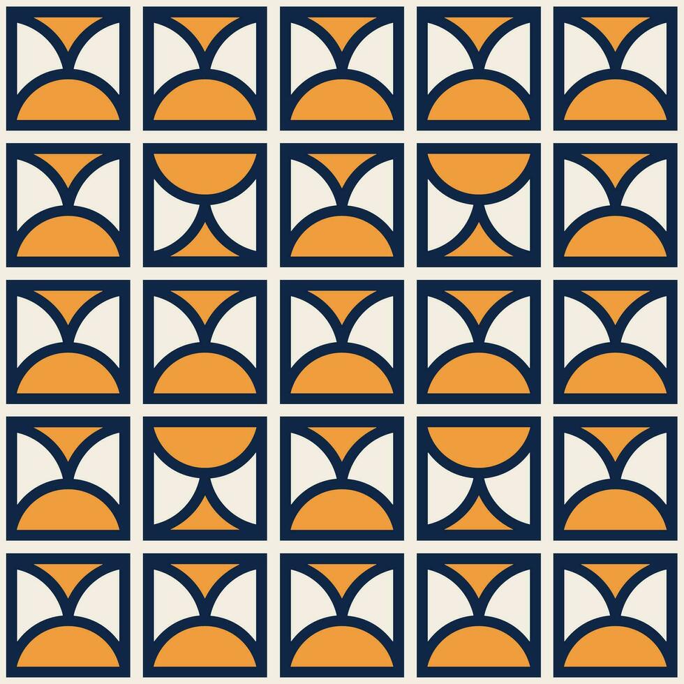 vector illustratie van naadloos kunst deco geometrie minimaal vlak patroon. abstract achtergrond. meetkundig lijn boog vorm geven aan. voor behang ontwerp, patroon, achtergrond, web