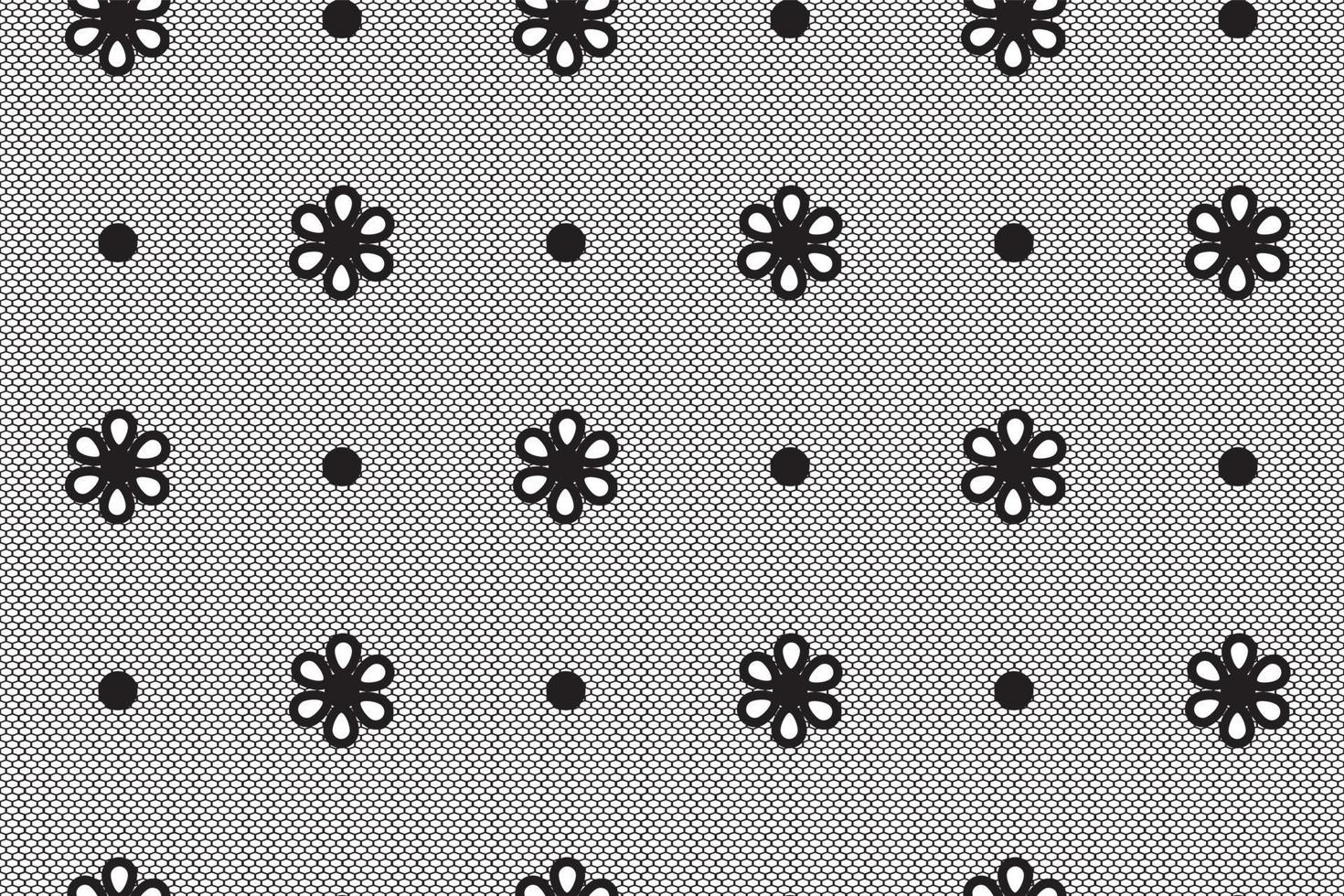 naadloze bloem kantpatroonborstel voor mode-illustratie vector