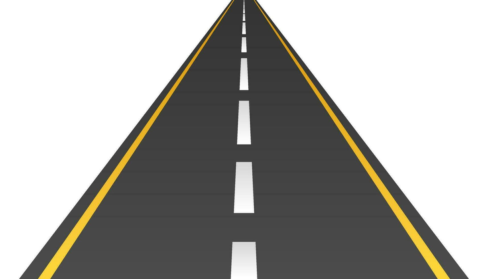 weg of asfalt snelweg concept vector