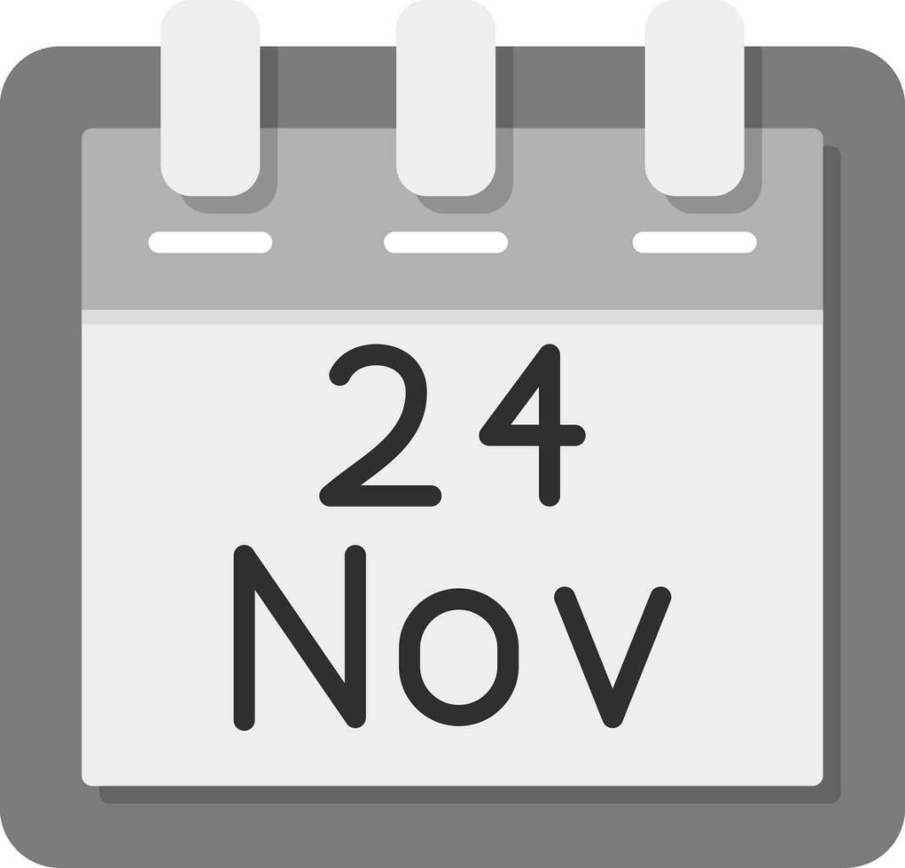 november 24 vector icoon