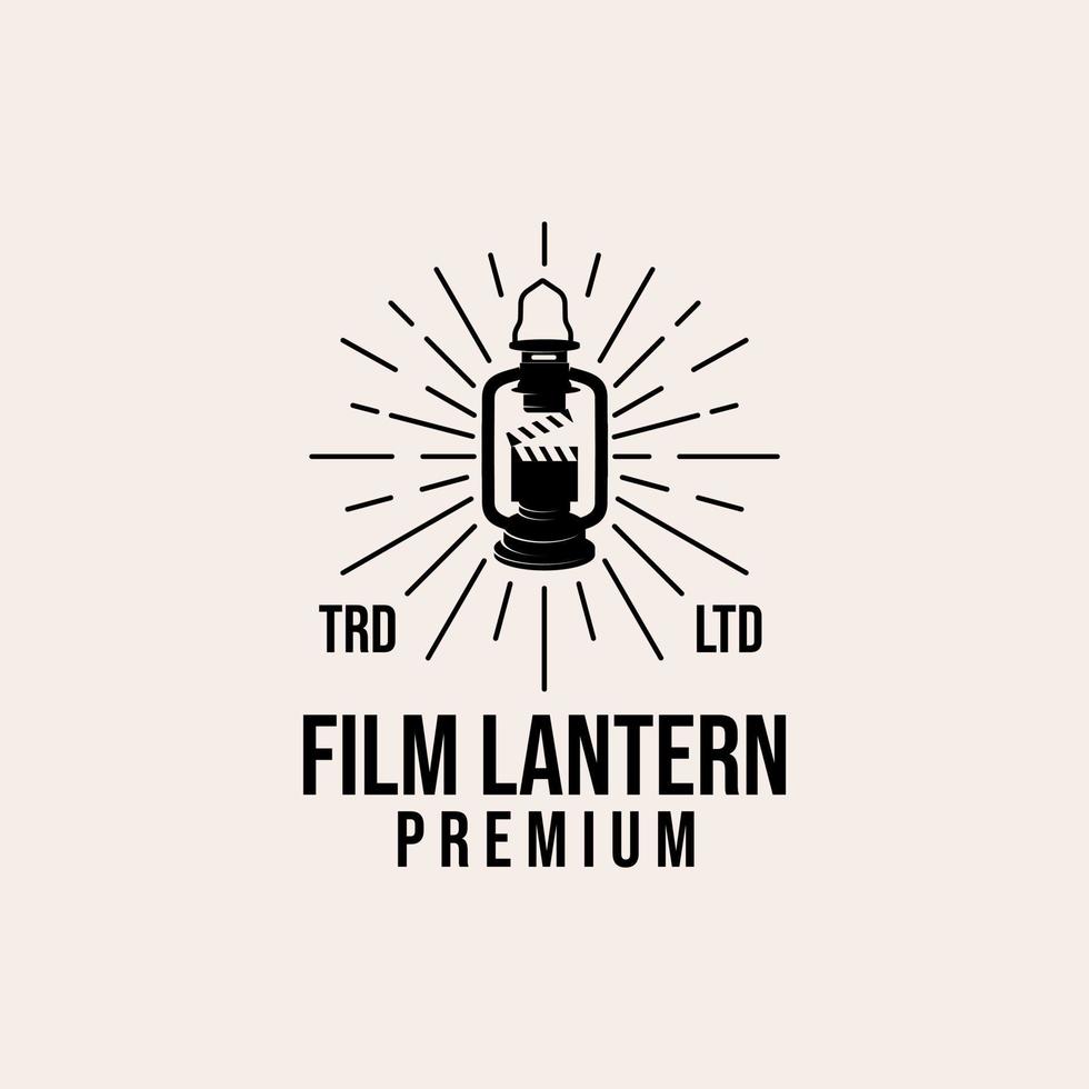 filmlantaarn vintage premium logo vector