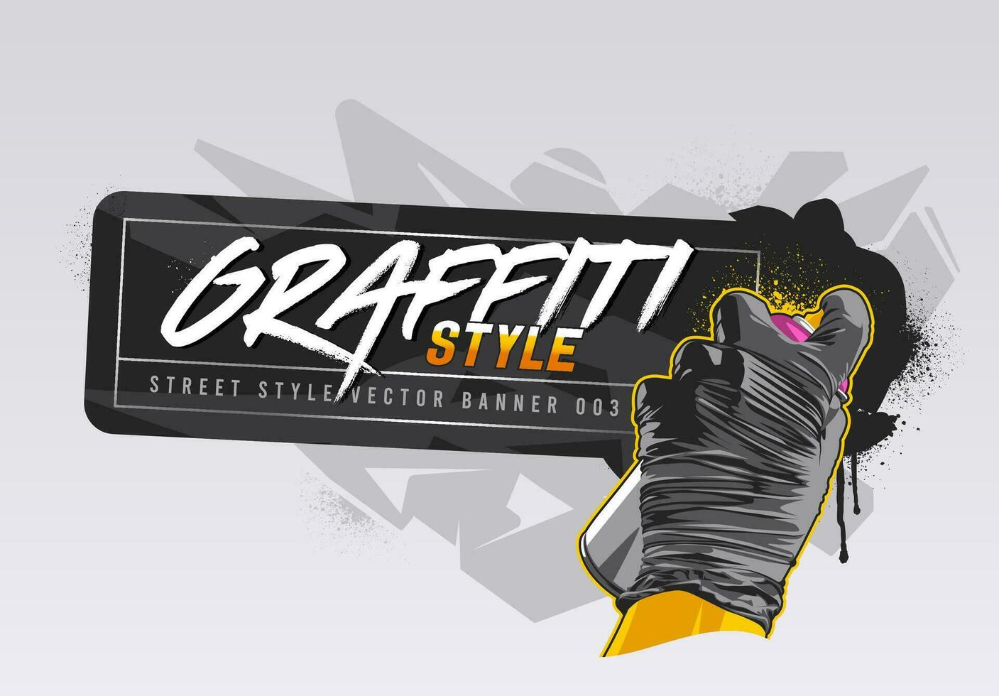 graffiti vector banier ontwerp