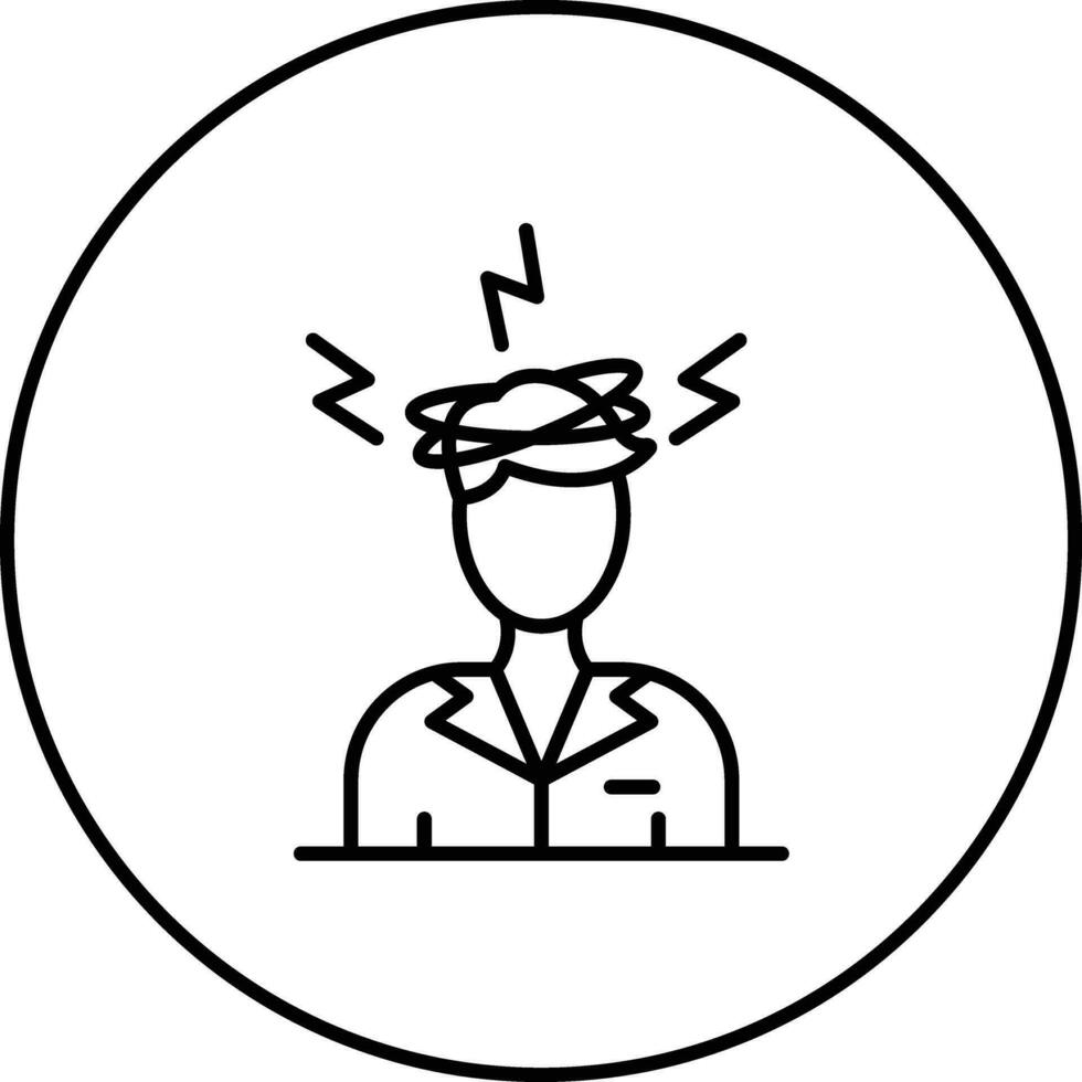 stress vector pictogram