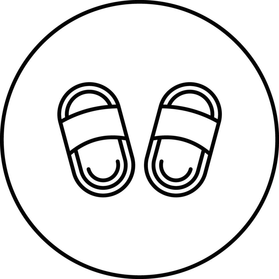 slippers vector icoon