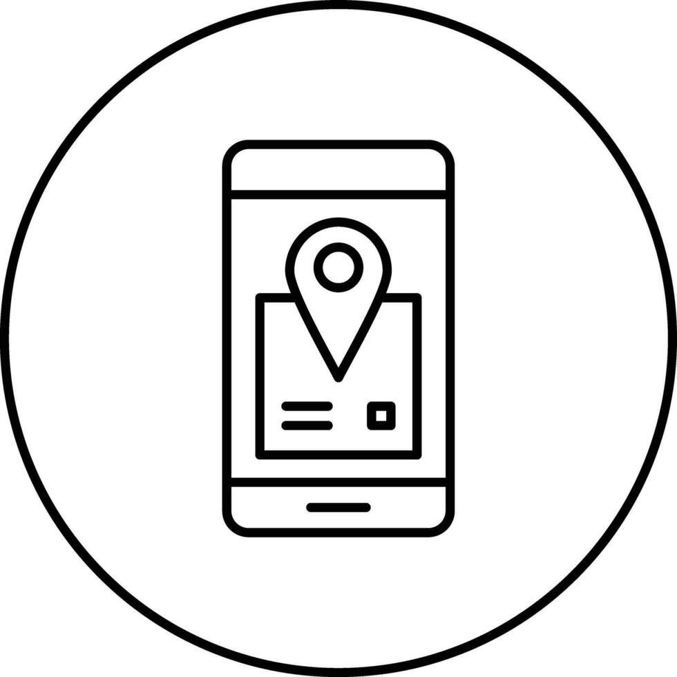 mobiel Verzending bijhouden vector icoon