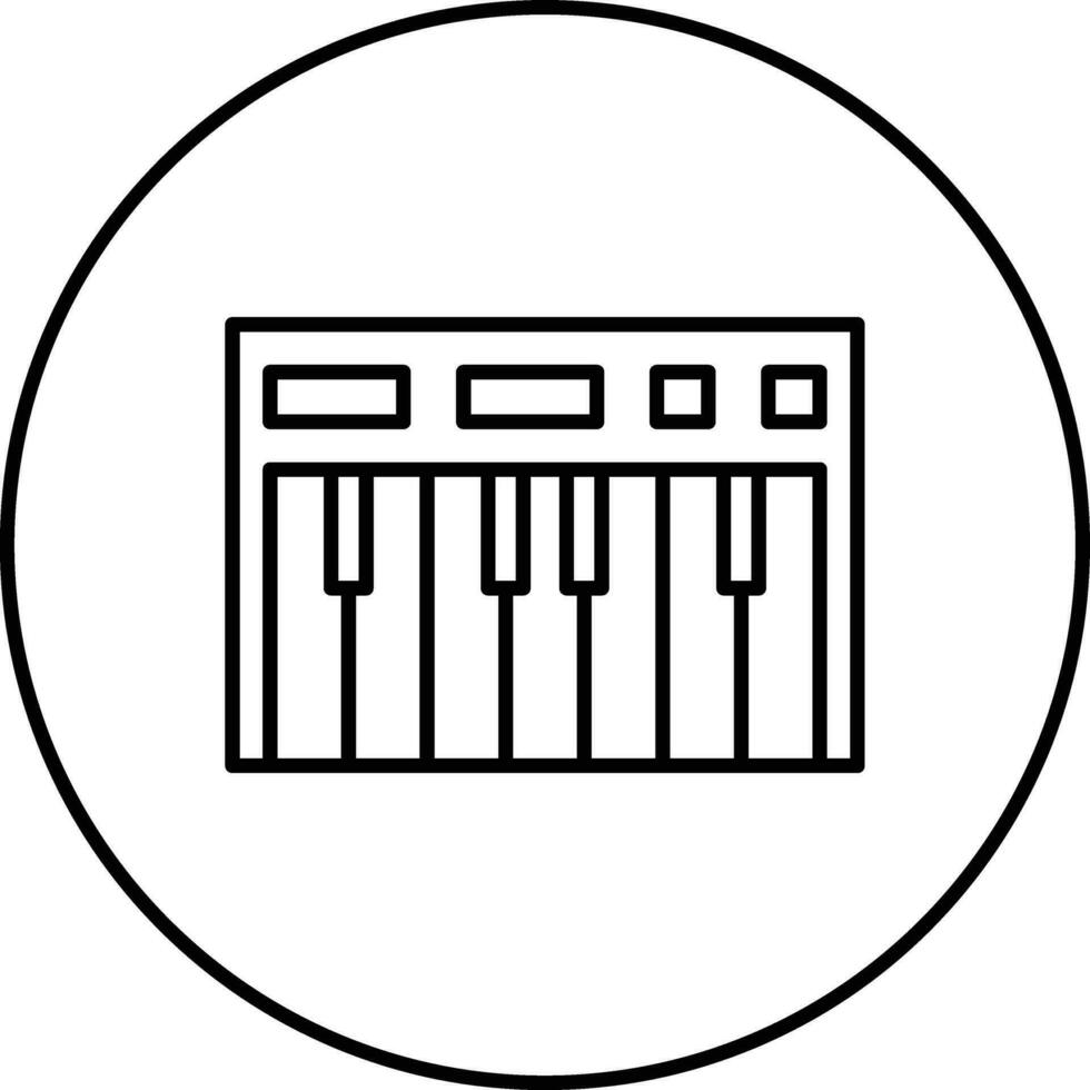 piano vector pictogram