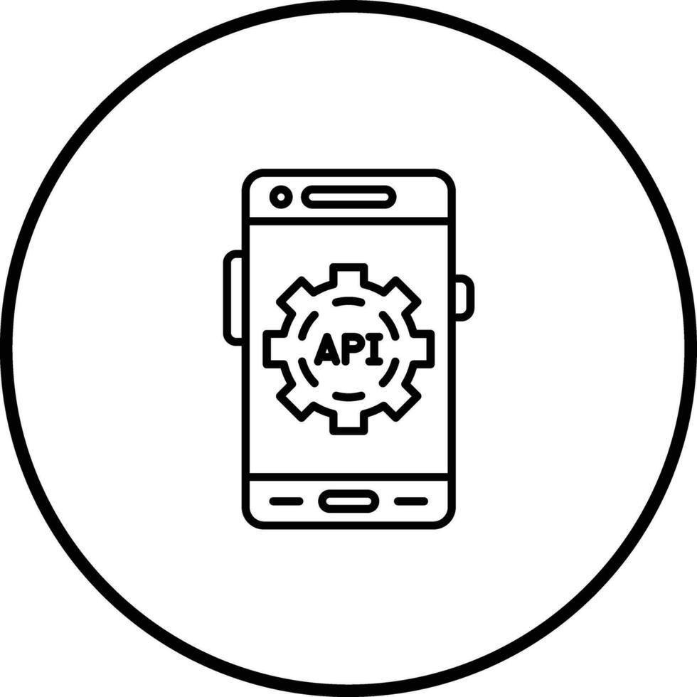 api vector pictogram