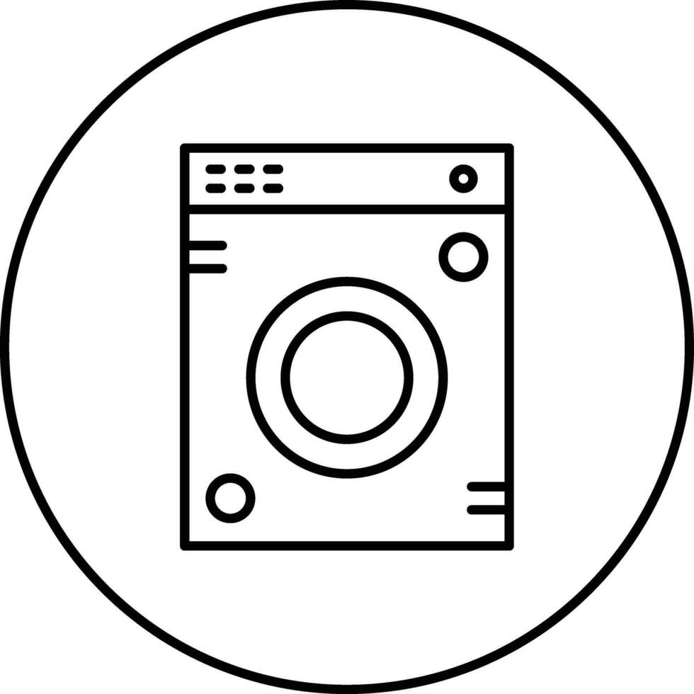wasmachine vector pictogram